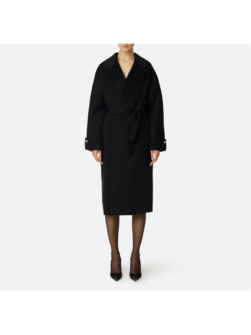 Cappotto in panno di misto lana double ELISABETTA FRANCHI | CP68D56E2/110